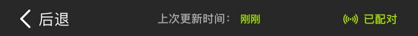 这些元素在状态屏幕的最顶部从左至右排列。